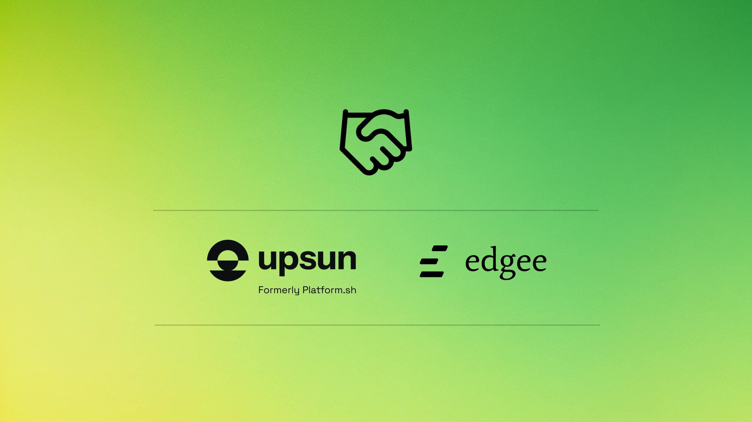 Cover Image for Edgee partners with Upsun to bring edge components to their customers