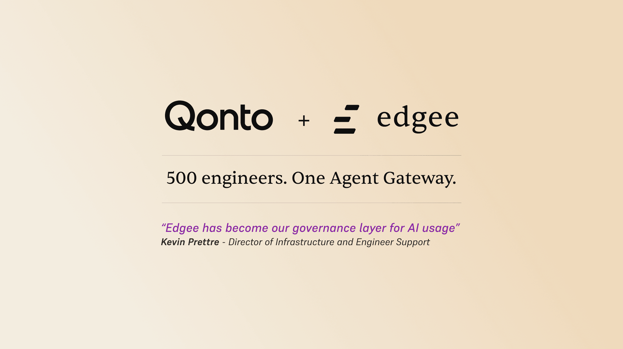 Cover Image for "Edgee has become our governance layer for AI usage": an interview with Qonto's Kevin Prettre