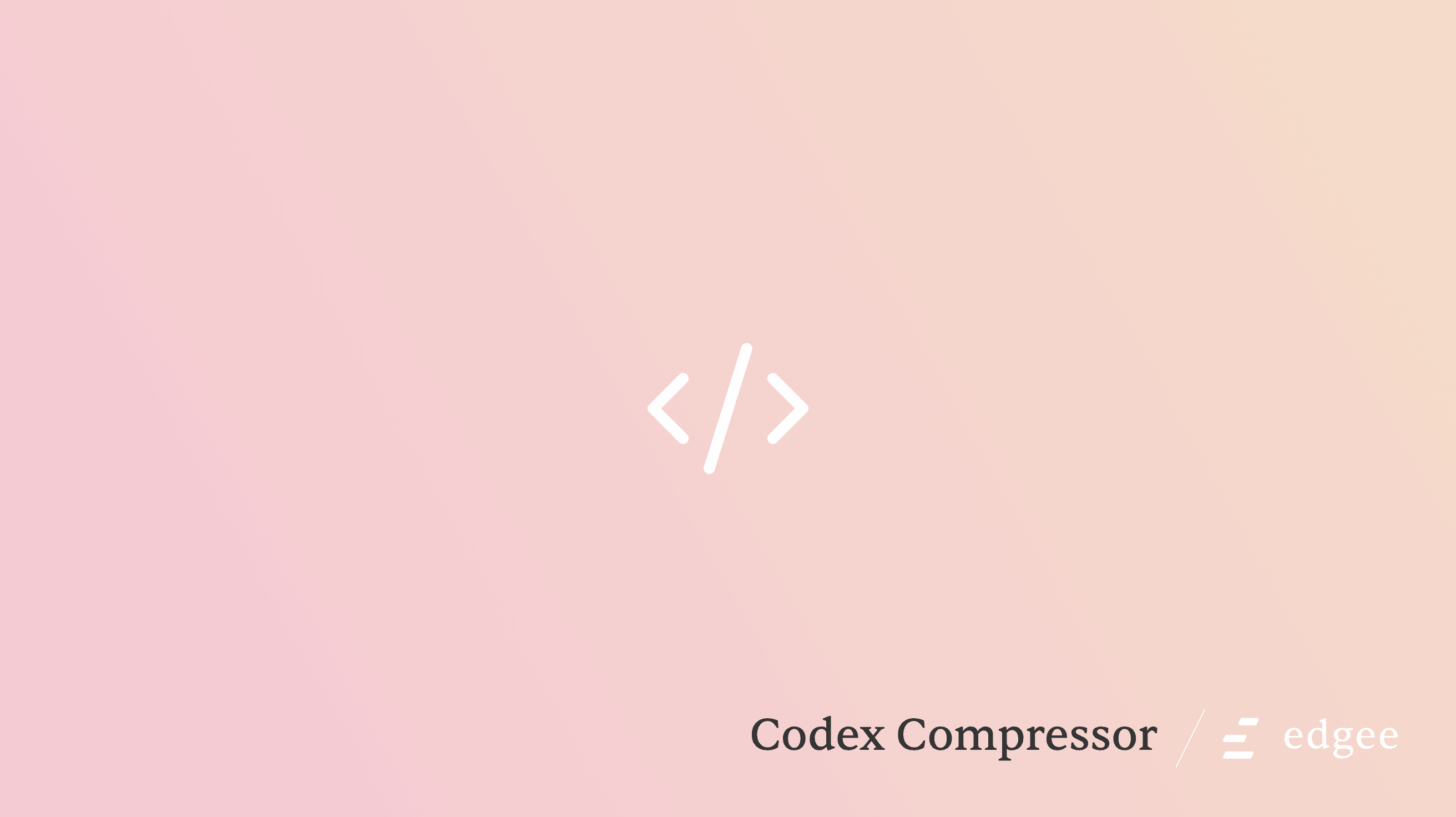 Cover Image for Edgee now compresses OpenAI Codex, and every session tells its own story